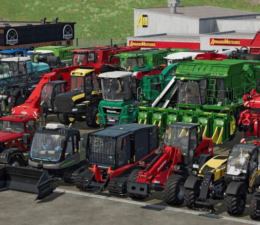 Farming Simulator 22 presume de "garaje" con más de 400 máquinas