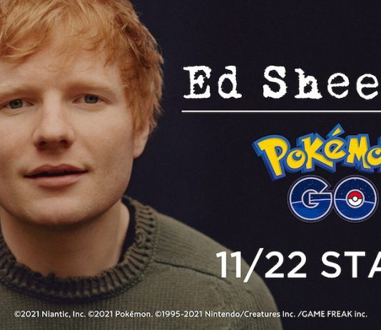 Ed Sheeran ofrecerá una actuación especial para los jugadores de Pokémon GO