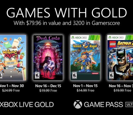 Xbox anuncia los Games with Gold de noviembre: Mudanzas, Reyes y superhéroes