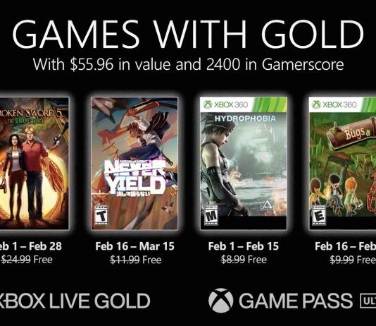 Toma nota, Xbox anuncia los Games with Gold de febrero