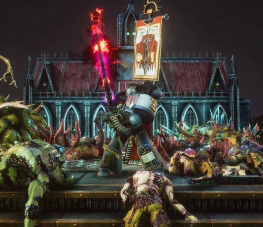 El Castellano Garran Crowe dirige el campo de batalla en Warhammer 40.000: Chaos Gate - Daemonhunters