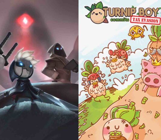 Graffiti Games lanza Turnip Boy Commits Tax Evasion y Blue Fire en la Epic Games Store