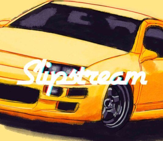 El arcade de carreras retro Slipstream llegará a consolas en abril