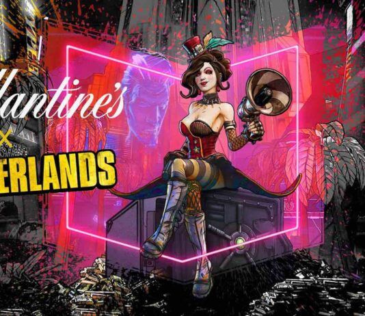 Mad Moxxi de Borderlands ficha por la marca de bebidas alcohólicas Ballantine's Scotch Whisky