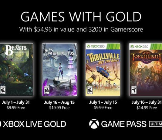 Relicta y Beasts of Maravilla Island protagonizan los Xbox Games With Gold de julio