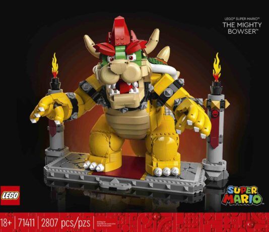Más de 2800 de pura maldad: Anunciado el mayor LEGO Bowser hasta la fecha