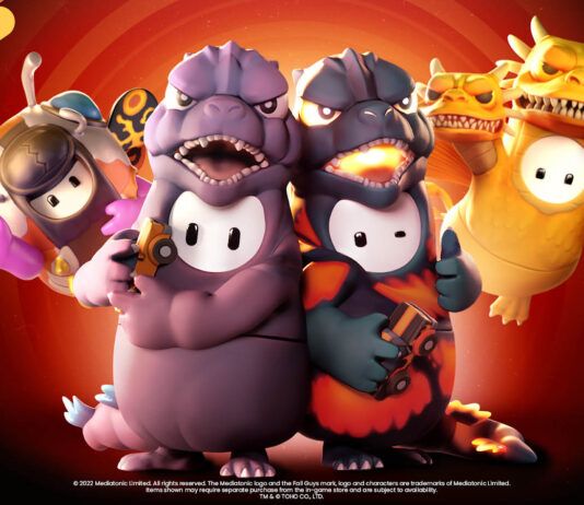 Fall Guys se vuelve monstruoso, Godzilla entra a la Cúpula del Tropiezo