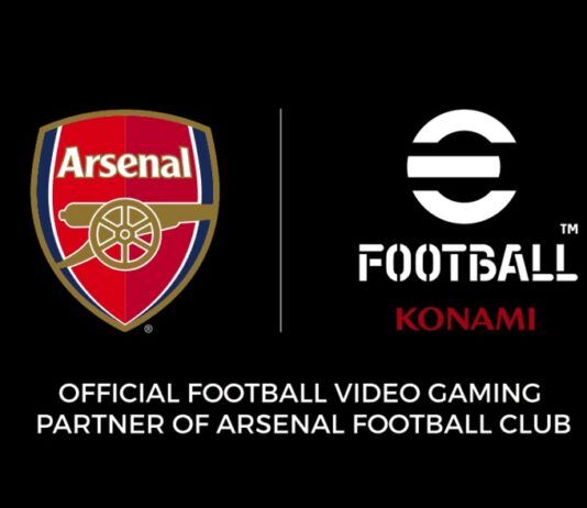 Konami amplía el acuerdo de colaboración con el Arsenal inglés para eFootball