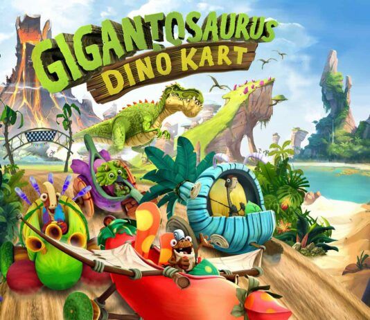 Diversión prehistórica: Gigantosaurus: Dino Kart ya está a la venta