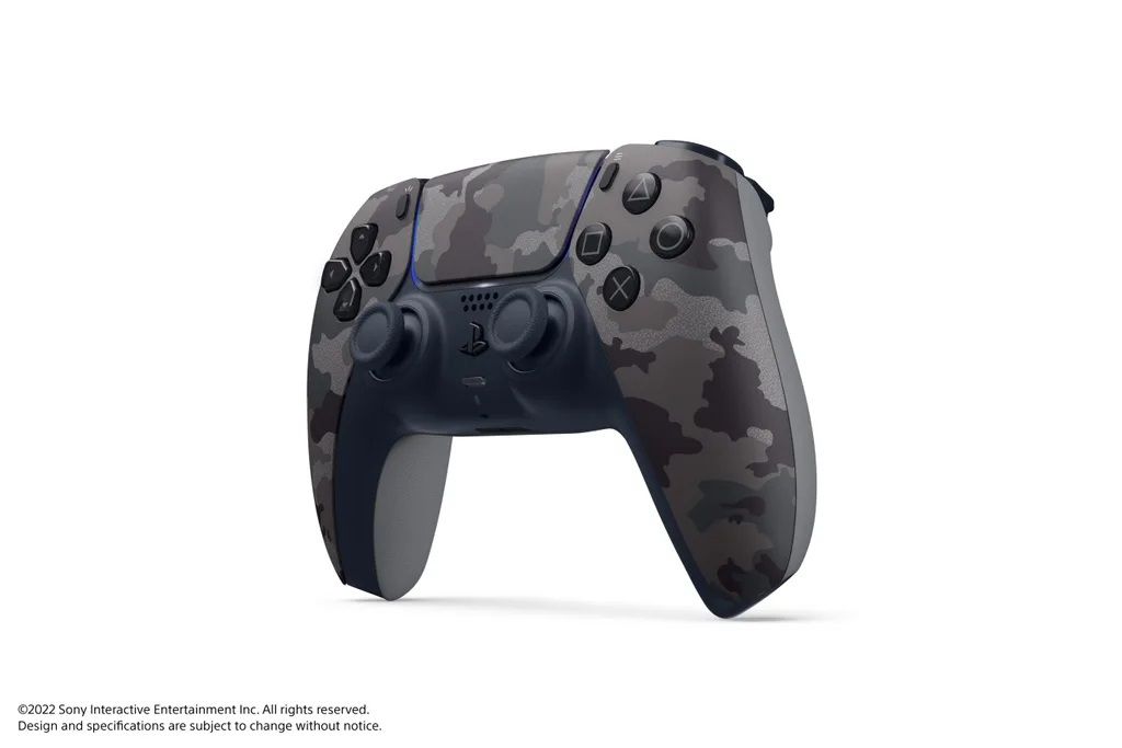 Grey Camouflage PlayStation 5