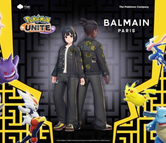 Viste "like a boss" con la nueva colección de ropa Balmain x Pokémon