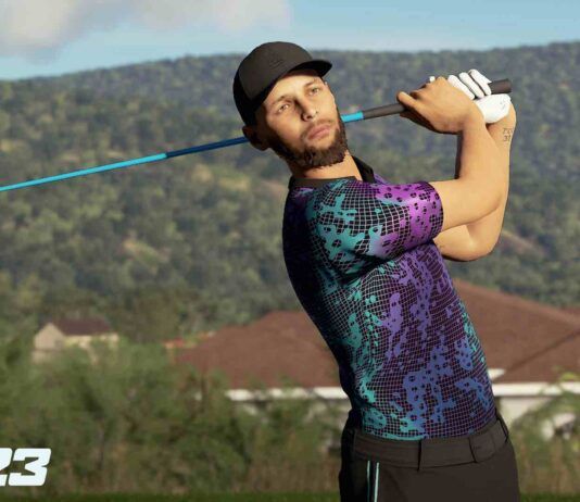 La estrella de la NBA Stephen Curry también se apunta a PGA TOUR 2K23