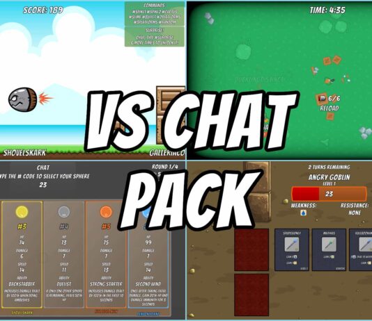 El estudio danés KevDK lanza un pack de juegos para Twitch: Vs Chat Pack
