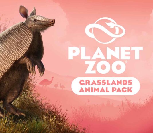 Los Wallabies y Lobos de crin se dan un manjar para celebrar Planet Zoo: Paquete de animales de las praderas
