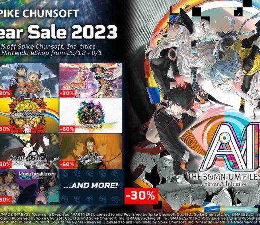 Los juegos de Spike Chunsoft reciben hasta un 85% de descuento en la eShop
