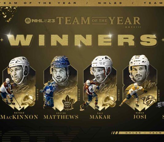EA SPORTS desvela el Equipo del Año para NHL 23