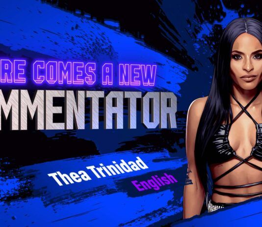 Thea Trinidad, superestrella de la WWE, se apunta como comentarista a Street Fighter 6