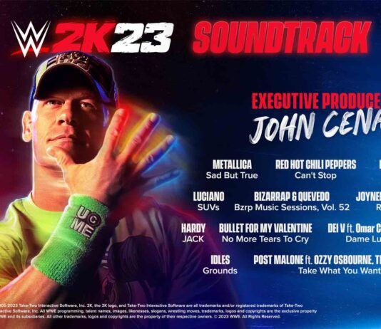 Desvelada la BSO completa de WWE 2K23, que ya puedes escuchar en Apple Music