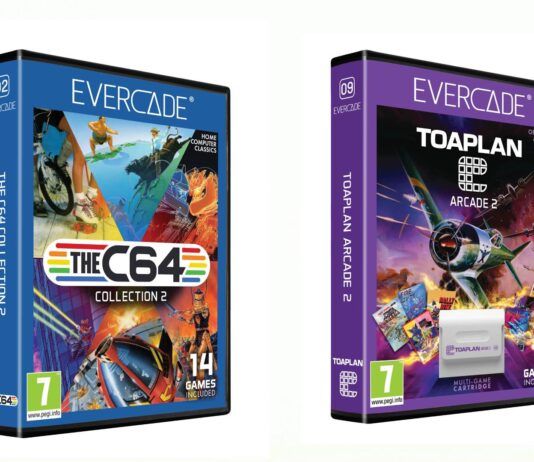 Anunciados los cartuchos The C64 Collection 2 y Toaplan Arcade Collection para Evercade
