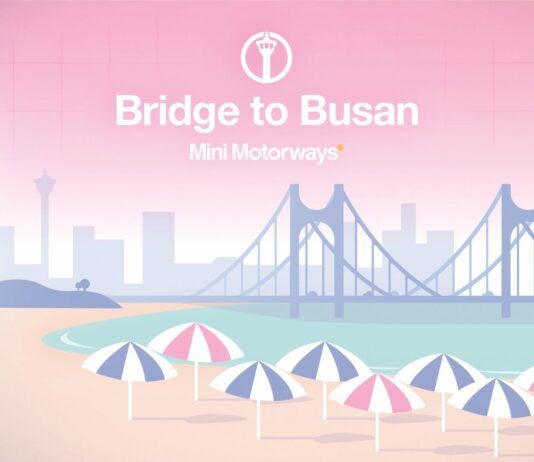 Mini Motorways lanza nuevas autopistas con el DLC "Puente a Busán"