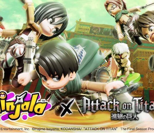 Ninjala y Attack on Titan tendrán crossover esta semana