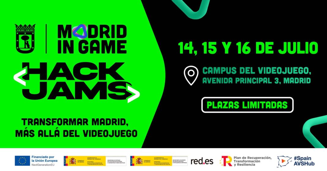 Madrid in Game Hack Jams, 14-16 julio