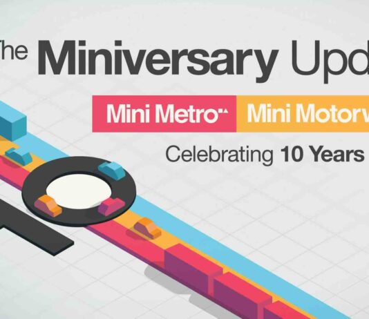 Mini Metro celebra 10 años con la actualización "Miniversary", también para Mini Motorways