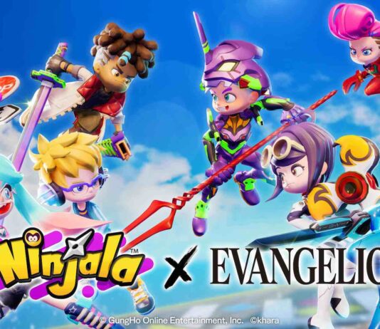 Ninjala se asocia con el anime Evangelion con nuevos disfrazes, recompensas y más