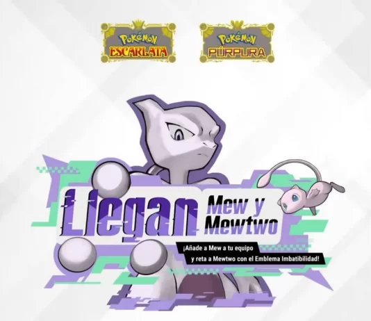 Pokémon Escarlata y Pokémon Púrpura estrenarán evento con Mew y Mewtwo Pokémon Mewtwo vs Mew