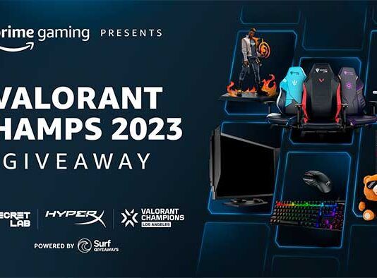Prime Gaming y Riot Games celebran los sorteos de VALORANT Champions 2023