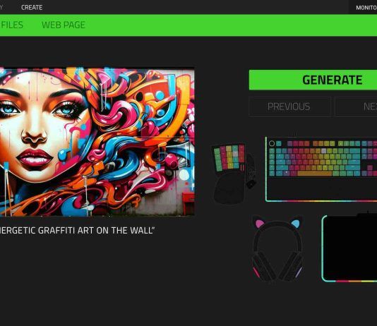 Razer presenta Axon Create, que usará la IA para crear fondos de pantalla basados en gaming