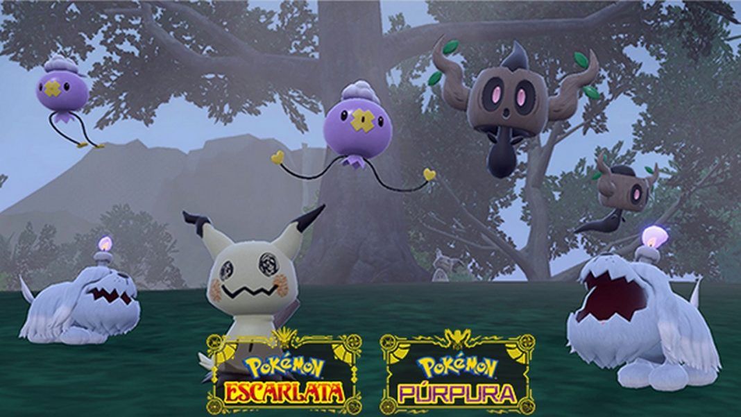 Pokémon Escarlata y Purpura Halloween 2023