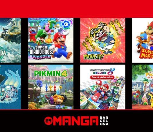 Nintendo llevará sus últimas joyas a Manga Barcelona: TLOZ: Tears of the Kingdom, Super Mario Bros. Wonder...