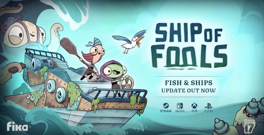 Ship of Fools Fish & Ships art