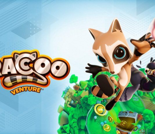 Raccoo Venture y su mapache llegan a consolas y PC Raccoo Venture
