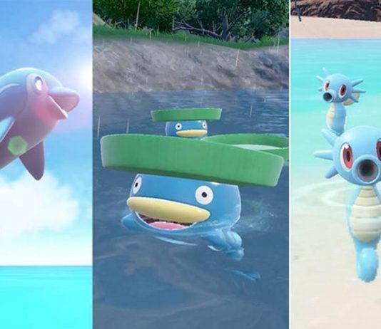 El tipo agua protagonizará las nuevas apariciones masivas de Pokémon Escarlata y Pokémon Púrpura