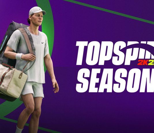 El nº1 del mundo Jannik Sinner llega junto a Wimbledon para la Temporada 2 de TopSpin 2K25
