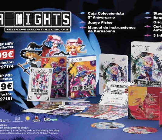 SelectaPlay lanzará las ediciones Coleccionista y 5º Aniversario de Touhou Luna Nights en físico