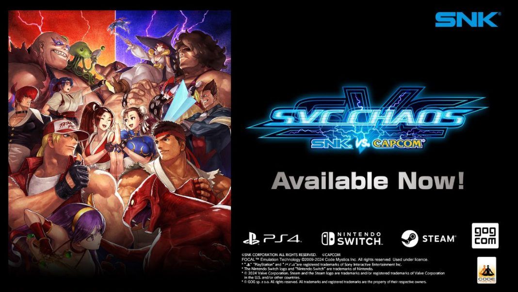 SNK VS. CAPCOM SVC CHAOS art