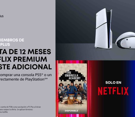 Compra PS5 o PS VR2 en Playstation Direct y llévate gratis 12 meses de Netflix Premium