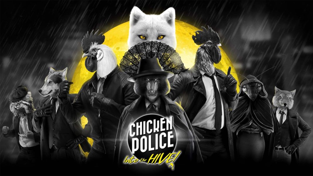 Chicken Police Into The Hive art
