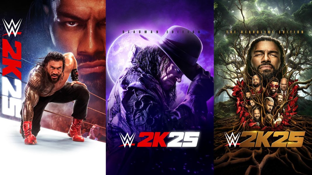 WWE 2K25 Diseño portadas WWE 2K25