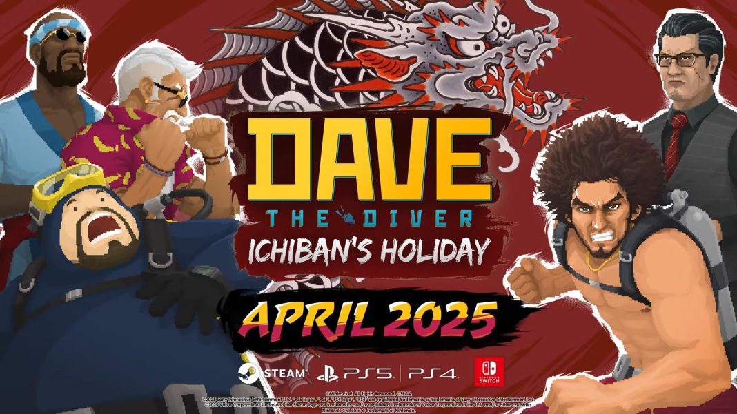 Dave the Diver x Like a dragon Art Dave the Diver