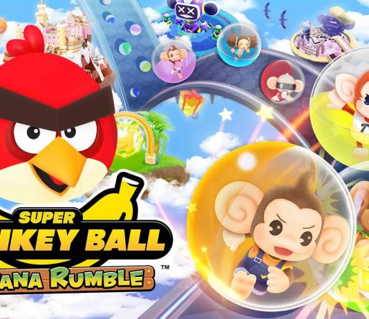 Un pájaro rojo de enfado llega a Super Monkey Ball Banana Rumble