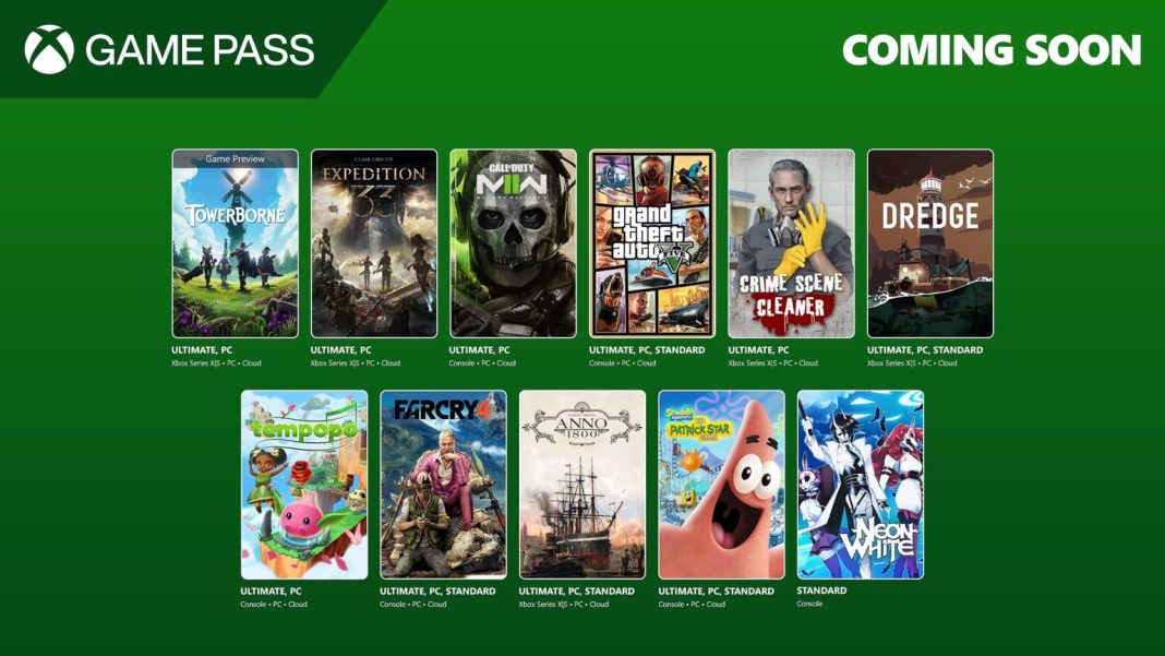 Game Pass Abril 2025 Xbox Game Pass