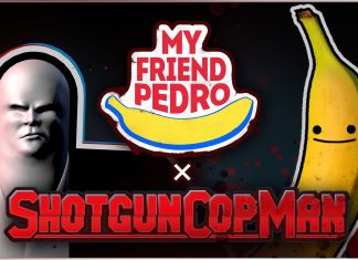 El DLC gratuito «My Friend Pedro» le pone picante (y 51 niveles) a Shotgun Cop Man