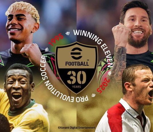 Lionel Messi y Lamine Yamal juntos en el vídeo del 30º aniversario de eFootball (PES)