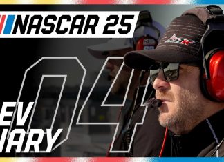 Desarrolladores y pilotos profesionales comparten un dev-diary de NASCAR 25