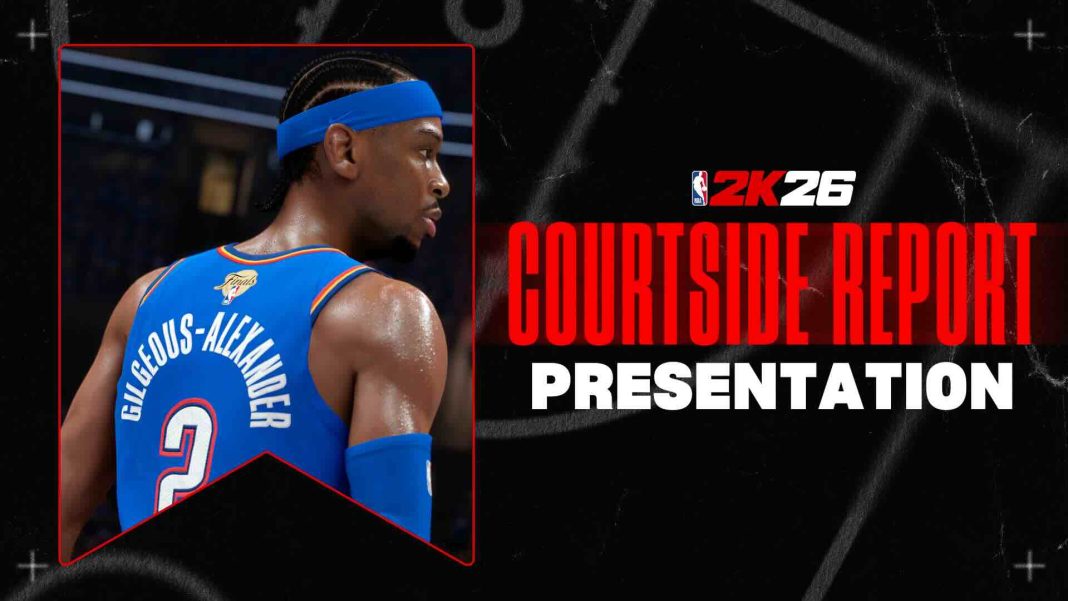 NBA 2K26 Presentation_Courtside Report Header