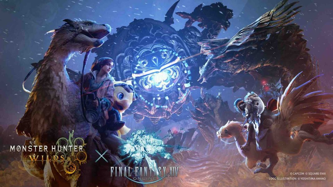 MonsterHunter WildsxFFXIV Collab Art